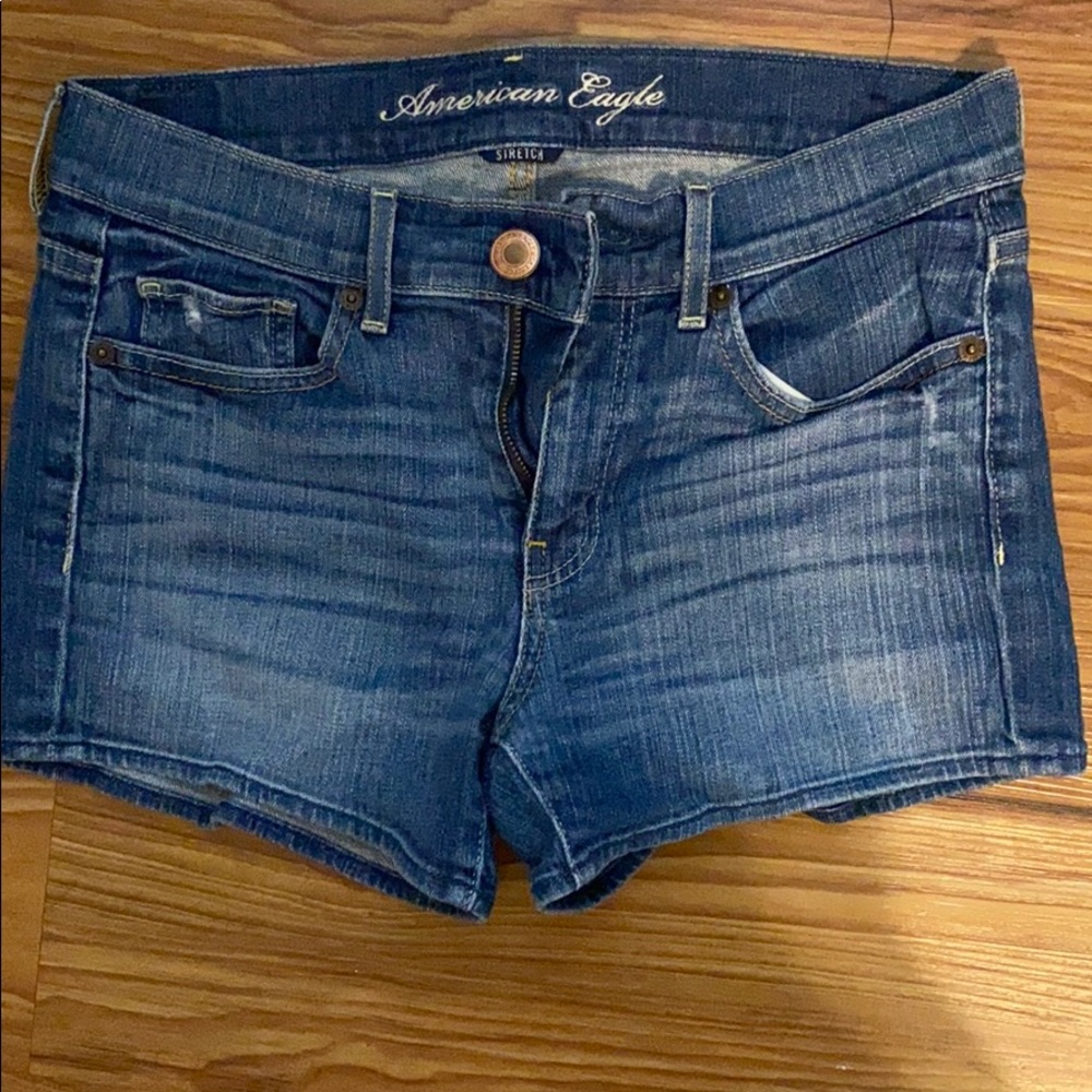 American Eagle Stretch Jean Shorts Size 4